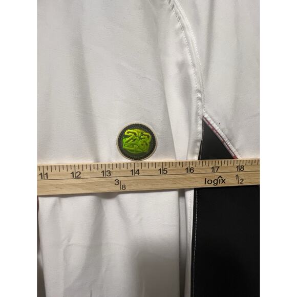 Vintage Air Jordan Retro XIII 13 He Got Game Hologram Wht Blk Jacket Men's 2XL - Picture 4 of 6